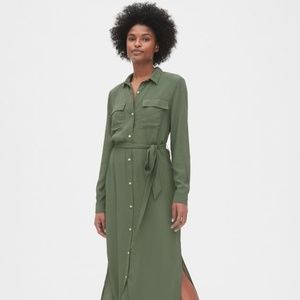 Gap Perfect Maxi Shirtdress